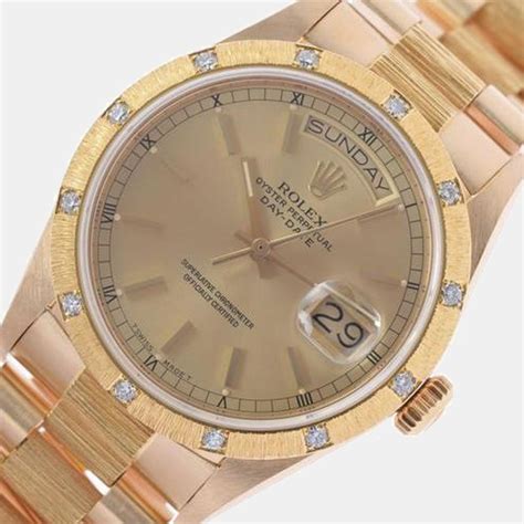 rolex 40mm president 18k yellow gold price|rolex president gold price.